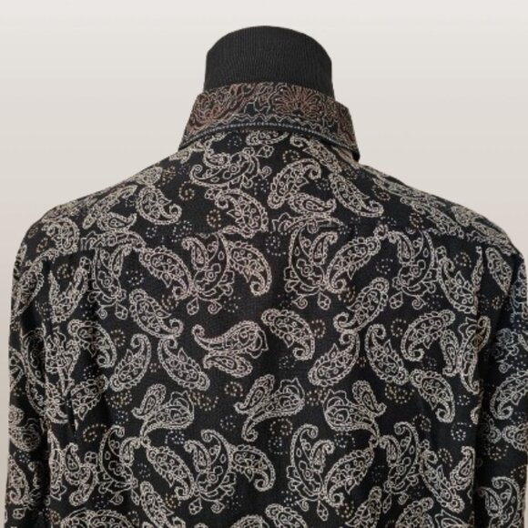 PRONTI COLLECTION BY PHITA MEN LONG SLEEVE CASUAL DRESS SHIRT - SIZE XL - Picture 6 of 6